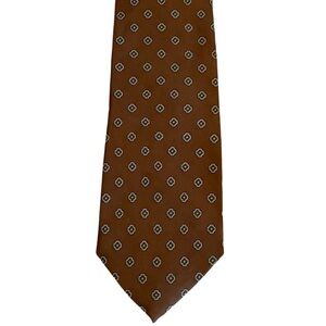 Christian Dior Cravates brown silk necktie
